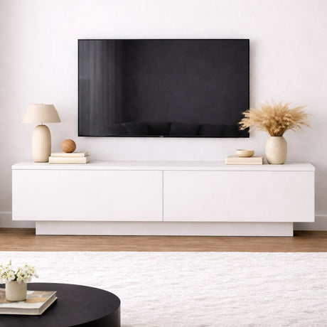 TV-møbel Merida Hvid Melamin 140x38,2x35,5 cm