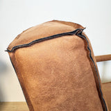 Fauteuils - Industriële fauteuil cognac eco - leer Tiger - Dimehouse