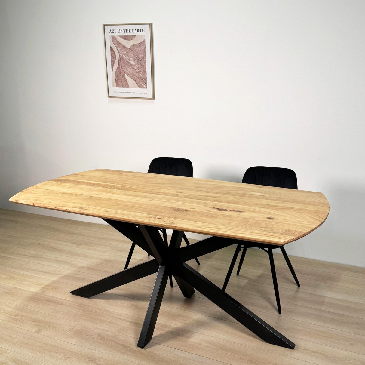 Udtrækkeligt Spisebord Mack Dansk Oval Akacietræ 175-275x90 cm