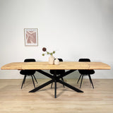 Udtrækkeligt Spisebord Mack Dansk Oval Akacietræ 175-275x90 cm