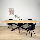 Udtrækkeligt Spisebord Mack Dansk Oval Akacietræ 175-275x90 cm