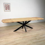 Udtrækkeligt Spisebord Mack Dansk Oval Akacietræ 175-275x90 cm