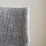 Barkrukken - Beau Barkruk Lichtgrijs Chenille Stof - 67 cm Zithoogte - Zonder Armleuningen - Dimehouse