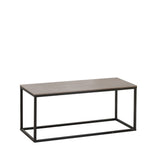 Salontafels - Salontafel Fien Grijs Marmerlook Rechthoekig 100x40 cm - Dimehouse
