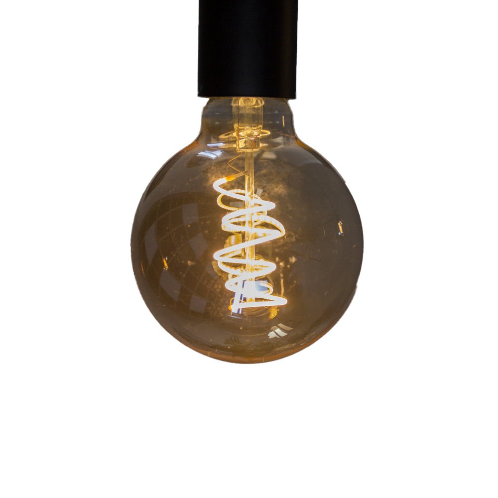 Lyskilde LED filament Bol Ø9.5 Amber -farvet