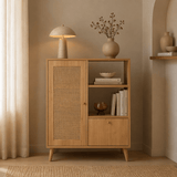 Overskab Hazeran Multi Eg Bøgetræ 40x110x cm