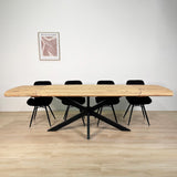Udtrækkeligt Spisebord Mack Dansk Oval Akacietræ 175-275x90 cm
