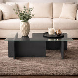 Salontafel Glas Antraciet Opal 105x65 cm