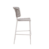 Havestol Leslie Dimehouse Hvid LxBxH 118x58x55 Reb Hvid foto fra siden