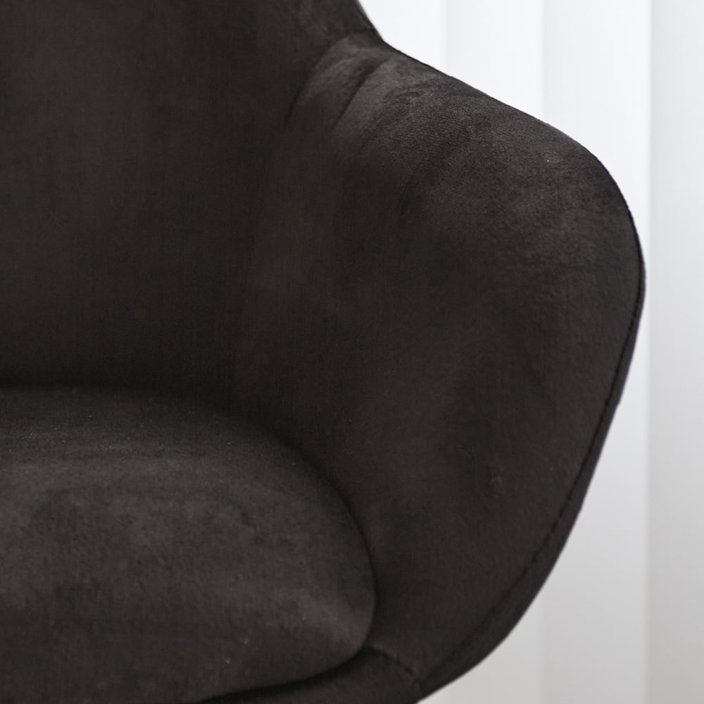 Barstol Elise Velvet Dimehouse Antracit LxBxH 95x59x57 Velvet Atmosfærisk fotodetalje