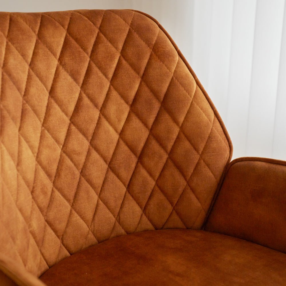 Barstol Novan fløjl Dimehouse Cognac LxBxH 75x58x54 Stof Atmosfærisk fotodetalje