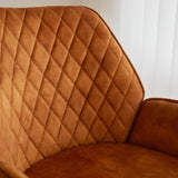 Barstol Novan fløjl Dimehouse Cognac LxBxH 75x58x54 Stof Atmosfærisk fotodetalje