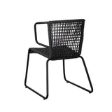 Havestol Dora Dimehouse Antracit LxBxH 83x69x60 Reb Hvid foto diagonalt set bagfra