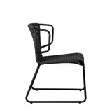 Havestol Dora Dimehouse Antracit LxBxH 83x69x60 Reb Hvid foto fra siden