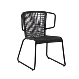 Havestol Dora Dimehouse Antracit LxBxH 83x69x60 Reb Hvid foto diagonalt set forfra