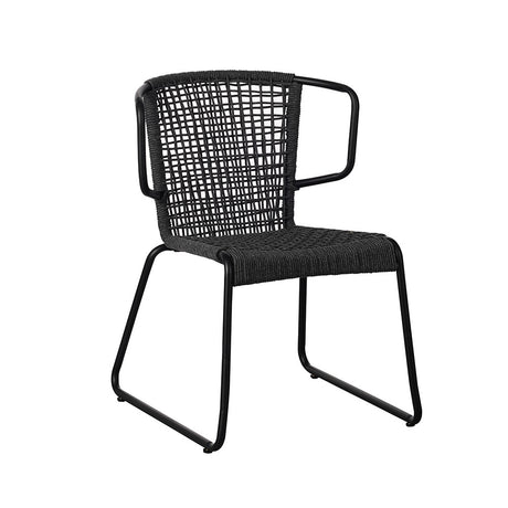 Havestol Dora Dimehouse Antracit LxBxH 83x69x60 Reb Hvid foto diagonalt set forfra
