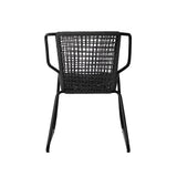 Havestol Dora Dimehouse Antracit LxBxH 83x69x60 Reb Hvid foto diagonalt set bagfra