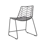 Havestol Millie Dimehouse Sort LxBxH 87x62x61 Metal Hvid foto diagonalt set bagfra