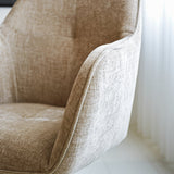 Spisestuestol Camiel Dimehouse Beige LxBxH 62x61x54 Stof Atmosfærisk fotodetalje