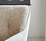 Spisestuestol Camiel Dimehouse Beige LxBxH 62x61x54 Stof Atmosfære foto anderledes