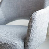 Spisestuestol Sid Dimehouse Grå LxBxH 59x56x53 Stof Detail foto set forfra