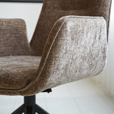 Nela spisestuestol Dimehouse Taupe LxBxH 64x64x52 Stof Atmosfære foto anderledes