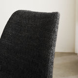 Spisestuestol Beau chenille Dimehouse Antracit LxBxH 72x68x50 Stof Atmosfærisk fotodetalje