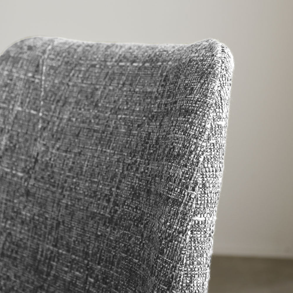 Spisestuestol Beau chenille Dimehouse Grå LxBxH 72x68x50 Stof Atmosfærisk fotodetalje