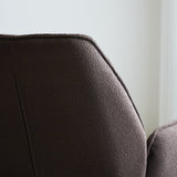 Spisestuestol Novan bouclé Dimehouse Brun LxBxH 67x59x57 Stof Atmosfærisk fotodetalje