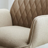 Spisestuestol Novan bouclé Dimehouse Taupe LxBxH 67x59x57 Stof Atmosfærisk fotodetalje