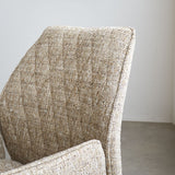 Spisestuestol Novan chenille Dimehouse Beige LxBxH 71x64x56 Stof Atmosfærisk fotodetalje
