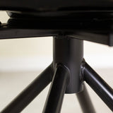 Spisestuestol Novan chenille Dimehouse Sort LxBxH 71x64x56 Stof Atmosfærisk fotodetalje