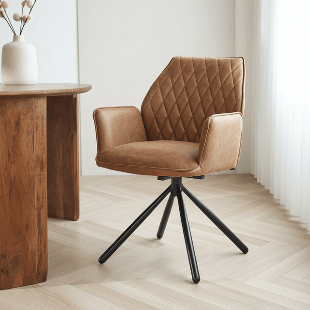 Spisestuestol Cognac