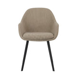 Spisestuestol Remy Dimehouse Taupe LxBxH 64x59x58 Hvidt foto set forfra