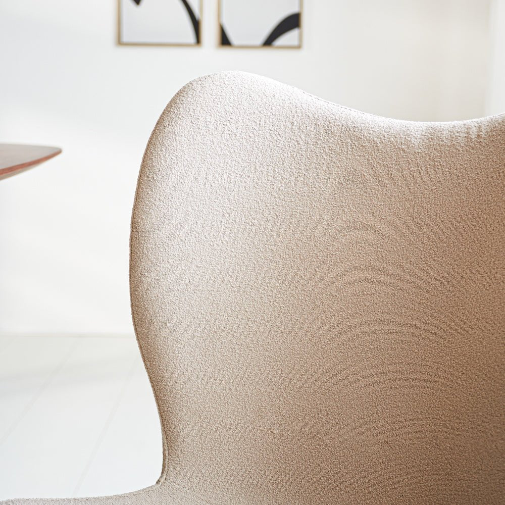 Spisestuestol Sia Dimehouse Beige LxBxH 72x55x51 Stof Atmosfærisk fotodetalje