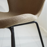 Spisestuestol Sia Dimehouse Taupe LxBxH 72x55x51 Stof Atmosfære foto anderledes