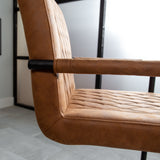 Spisestuestol Dean Dimehouse Cognac LxBxH 70x58x57 Stof Atmosfære foto anderledes