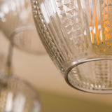 Hængelampe Anna DH Interiør Diamant LxBxH 130x47x29 Glas Atmosfærisk fotofarveprøve