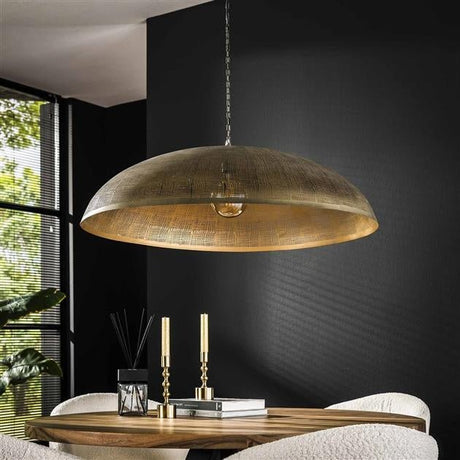 Hængelampe Danique DH Interiør Bronze LxBxH 101x101x34 Bronze Ambient foto diagonalt set forfra