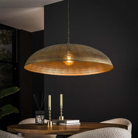 Hængelampe Danique DH Interiør Bronze LxBxH 101x101x34 Bronze Ambient foto diagonalt set forfra