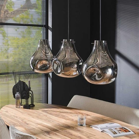 Hængelampe Denissia DH Interiør Sort LxBxH 106x47x39 Metal Atmosfærisk foto diagonalt set forfra