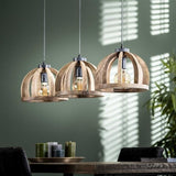 Hængelampe Madri DH Interiør Mango LxBxH 102x38x35 Mangotræ Atmosfærisk foto diagonalt set forfra