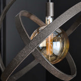 Hængelampe Diana DH Interiør Sort LxBxH 67x67x17 Metal Atmosfærisk fotodetalje