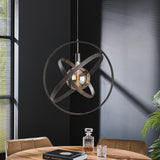 Hængelampe Diana DH Interiør Sort LxBxH 67x67x17 Metal Atmosfærisk foto diagonalt set forfra