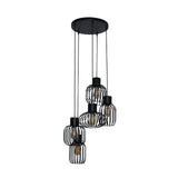 Hængelampe Hannes DH Interiør Charcoal LxBxH 51x51x19 Metal Hvid foto set forfra