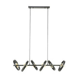 Hængelampe Otan DH Interiør Charcoal LxBxH 125x43x20 Metal Hvid foto set forfra