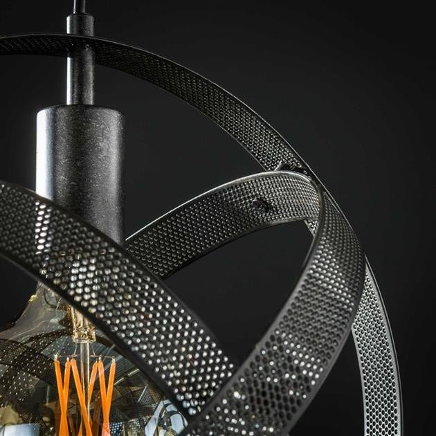 Hængelampe Yaya DH Interiør Sort LxBxH 112x43x17 Metal Atmosfærisk fotodetalje
