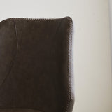 Barstol Beau kunstlæder Dimehouse Taupe LxBxH 84x54x52 Kunstlæder Atmosfærisk fotodetalje