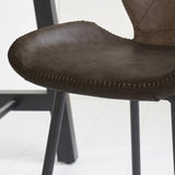 Barstol Beau kunstlæder Dimehouse Taupe LxBxH 84x54x52 Kunstlæder Atmosfærisk fotodetalje