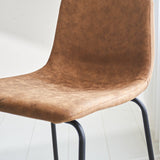 Barstol Brentt Dimehouse Cognac LxBxH 84x60x49 Mikrofiber Atmosfærisk fotodetalje